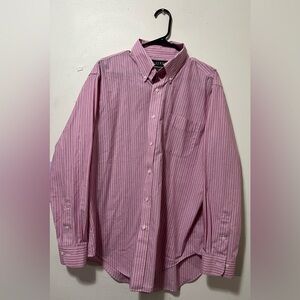 Ralph Lauren Men's Casual Pink Striped Shirt